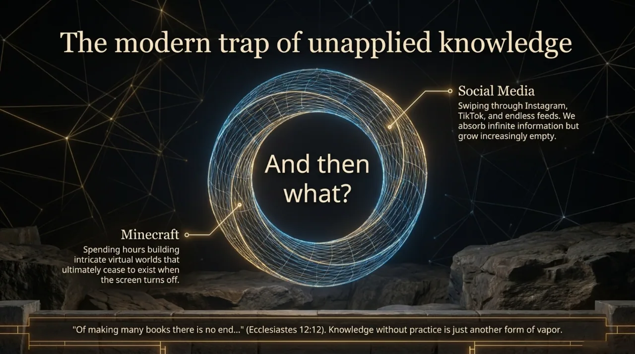 The modern trap of unapplied knowledge — and then what?