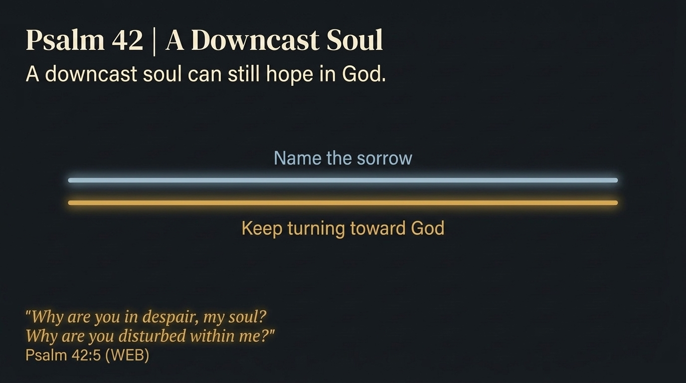Psalm 42: The Downcast Soul