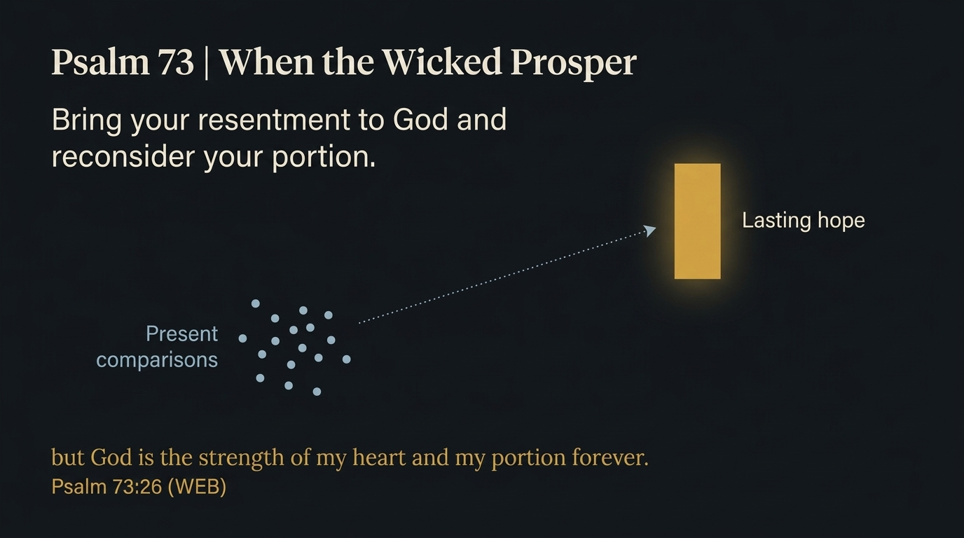 Psalm 73: When the Wicked Prosper