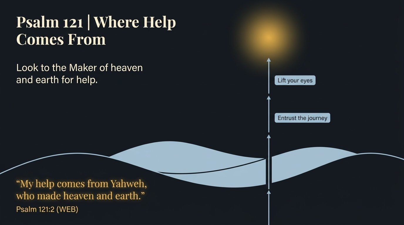 Psalm 121: Where Does My Help Come From?