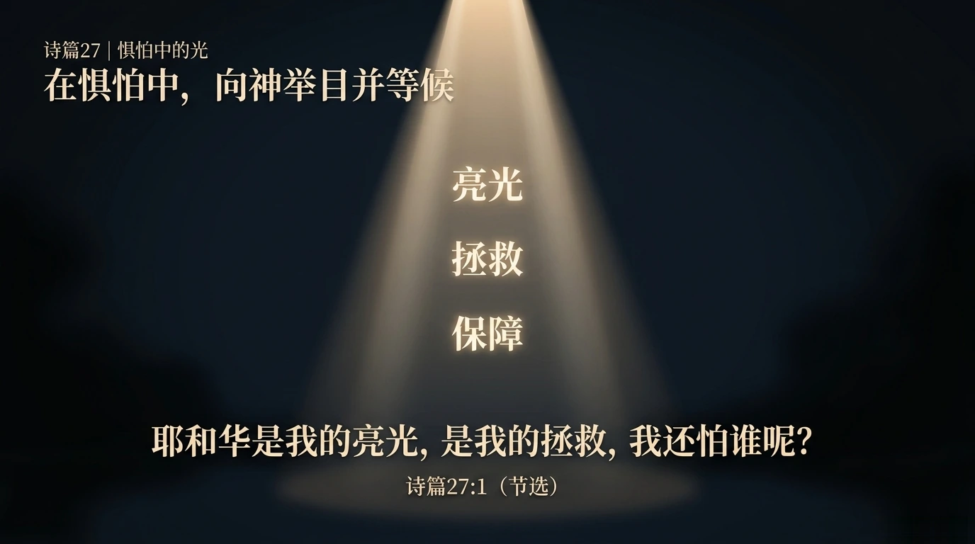 诗篇27｜惧怕中的光