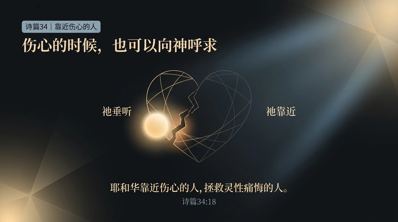 诗篇34｜靠近伤心的人